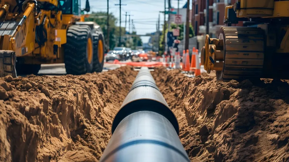 Raccordement tout à l'égout à Ingrandes-le-Fresne-sur-Loire